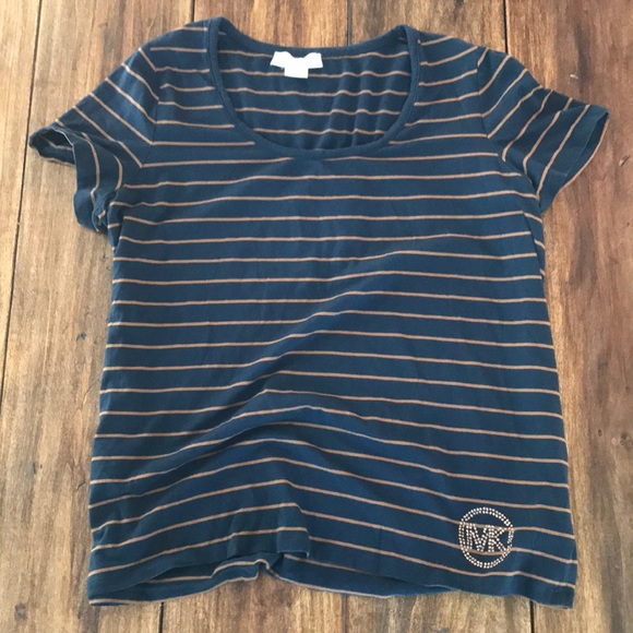 Michael Kors Tops - Adorable! Michael Kors Navy Blue, Striped T-Shirt
